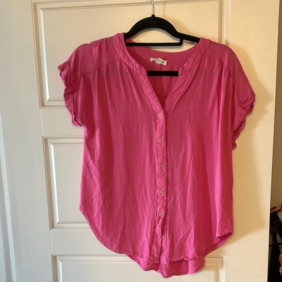 Blu Pepper Fuchsia Button-Down Shirt - Picture 1 of 1